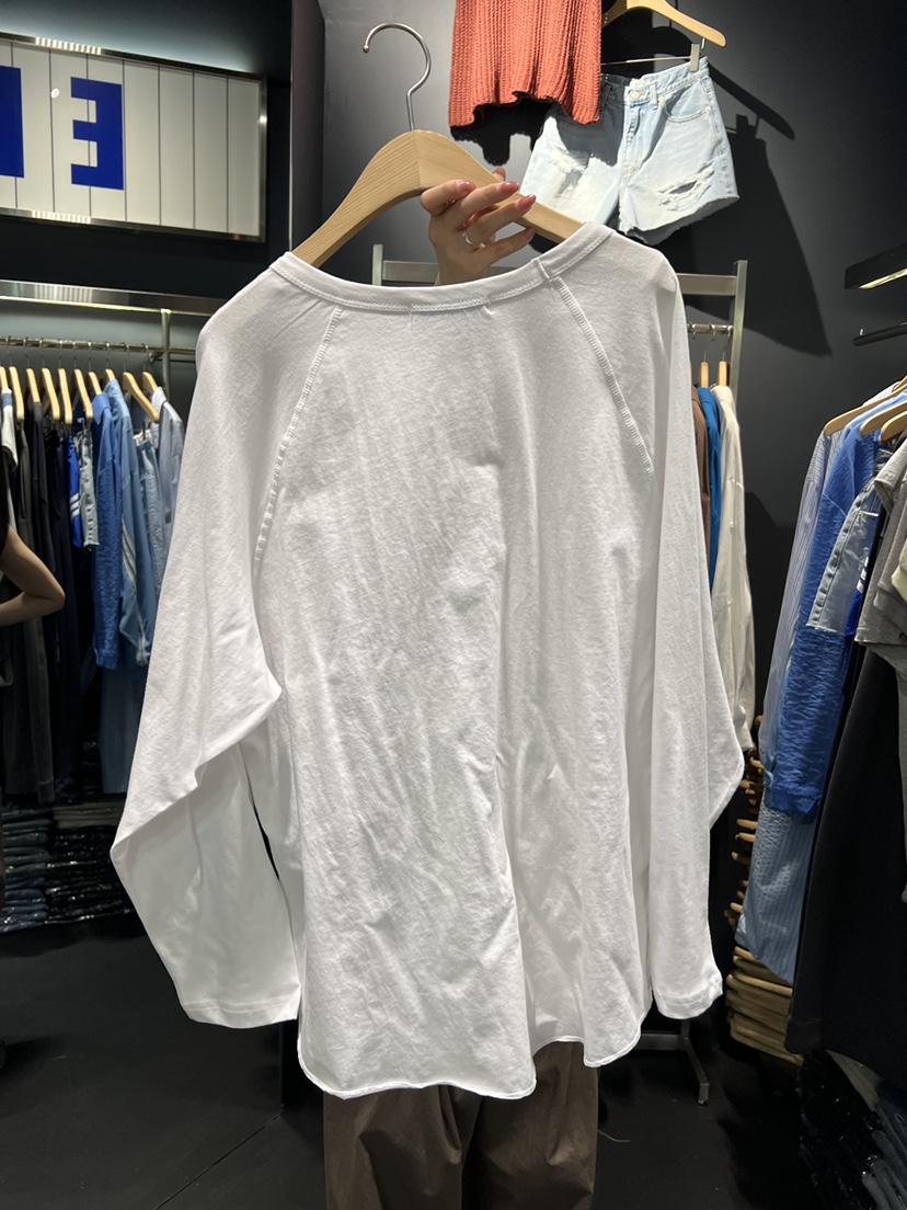 EL BOSQUE韓國直郵實拍女士新品熱賣職業26春夏時尚長袖T恤EL BOSQUE長袖T恤