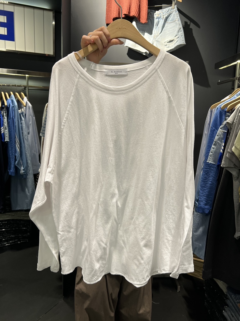EL BOSQUE韓國直郵實拍女士新品熱賣職業26春夏時尚長袖T恤EL BOSQUE長袖T恤圖色1