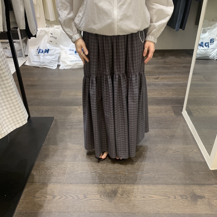 OURIN/THIS IS韓國代購女士新款推薦熱賣人氣休閑26夏季長裙OURIN/THIS IS長裙圖色1