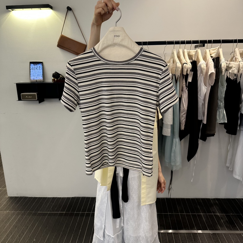 FIND-P韓國東大門代購女裝新品熱賣人氣26夏季時尚T恤天絲FIND-PT恤圖色1