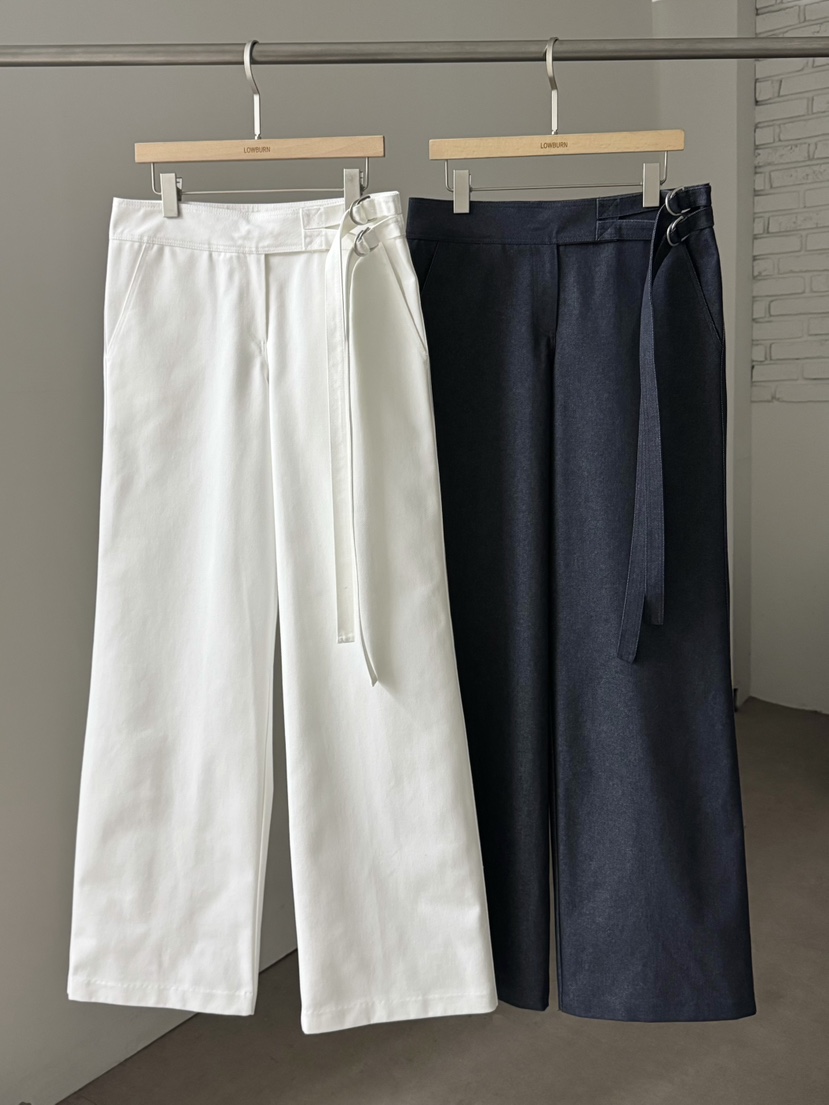 LOWBURN韓國直郵女士新品時尚職業熱賣休閑26夏季推薦休閑褲LOWBURN休閑褲