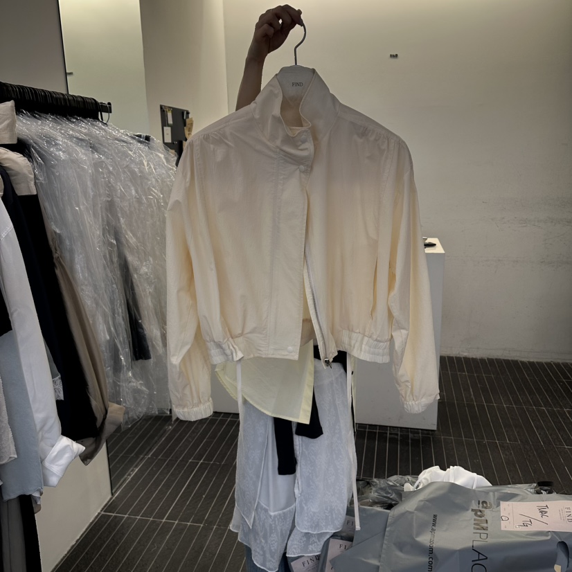 FIND-P東大門實拍韓國女裝新品熱賣26夏季26春夏休閑夾克FIND-P夾克圖色1