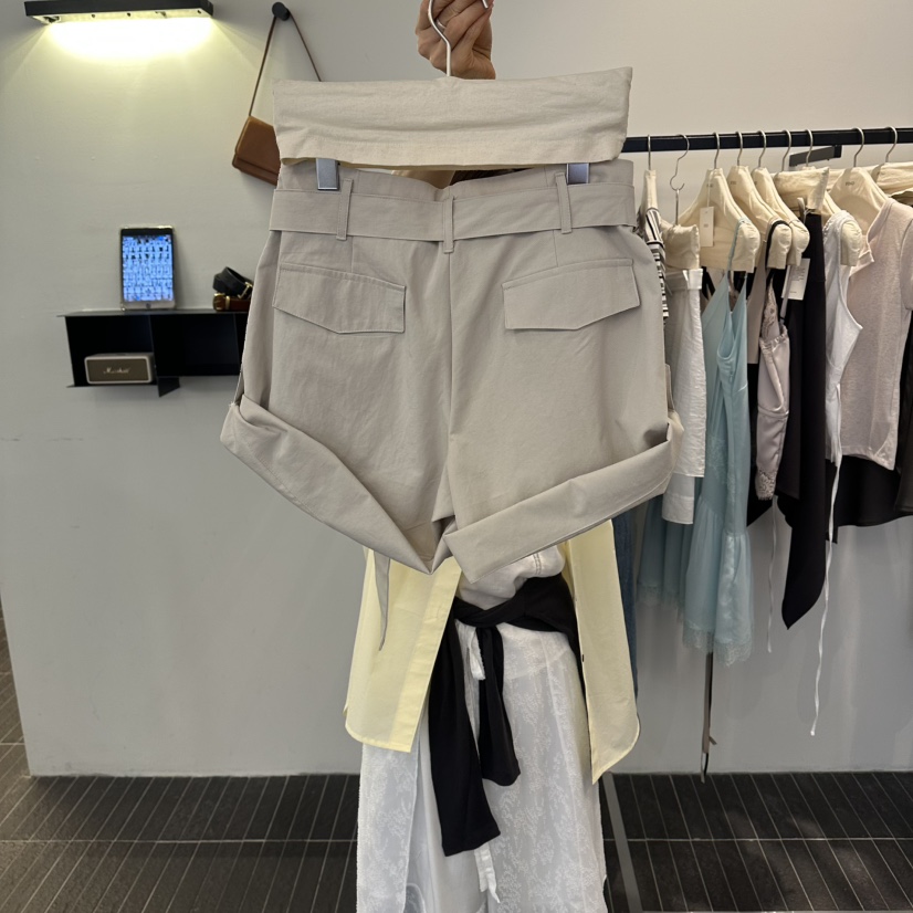 FIND-P韓國代購女裝新款人氣休閑26夏季熱賣推薦短褲含腰帶FIND-P短褲