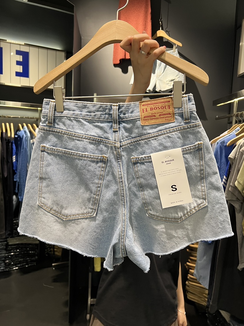 EL BOSQUE東大門實拍韓國女士新款熱賣休閑26春夏26夏季短褲EL BOSQUE短褲