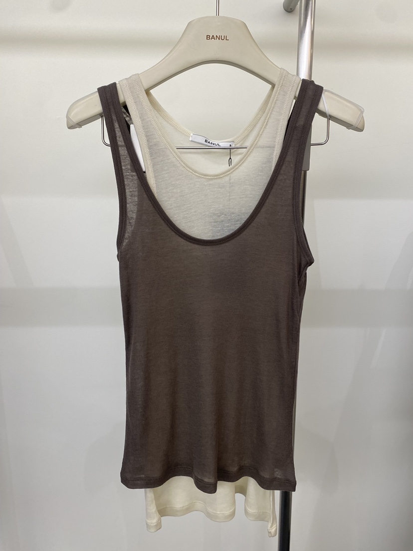 BANUL韓國直郵女士新品時尚休閑26春夏人氣26夏季吊帶背心BANUL吊帶/背心圖色1