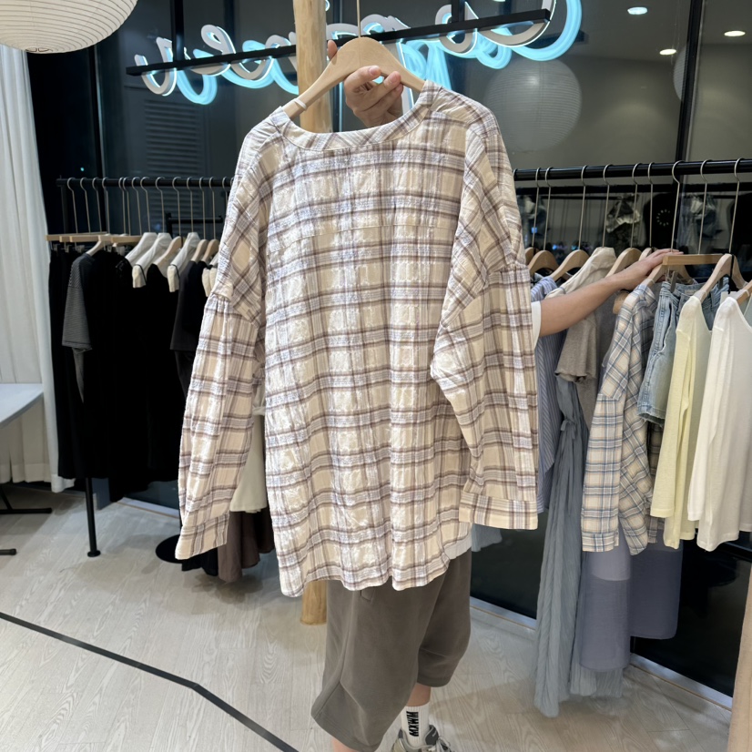 COPINER韓國直郵女裝新款休閑26夏季熱賣26春夏襯衫蕾絲衫COPINER襯衫/蕾絲衫