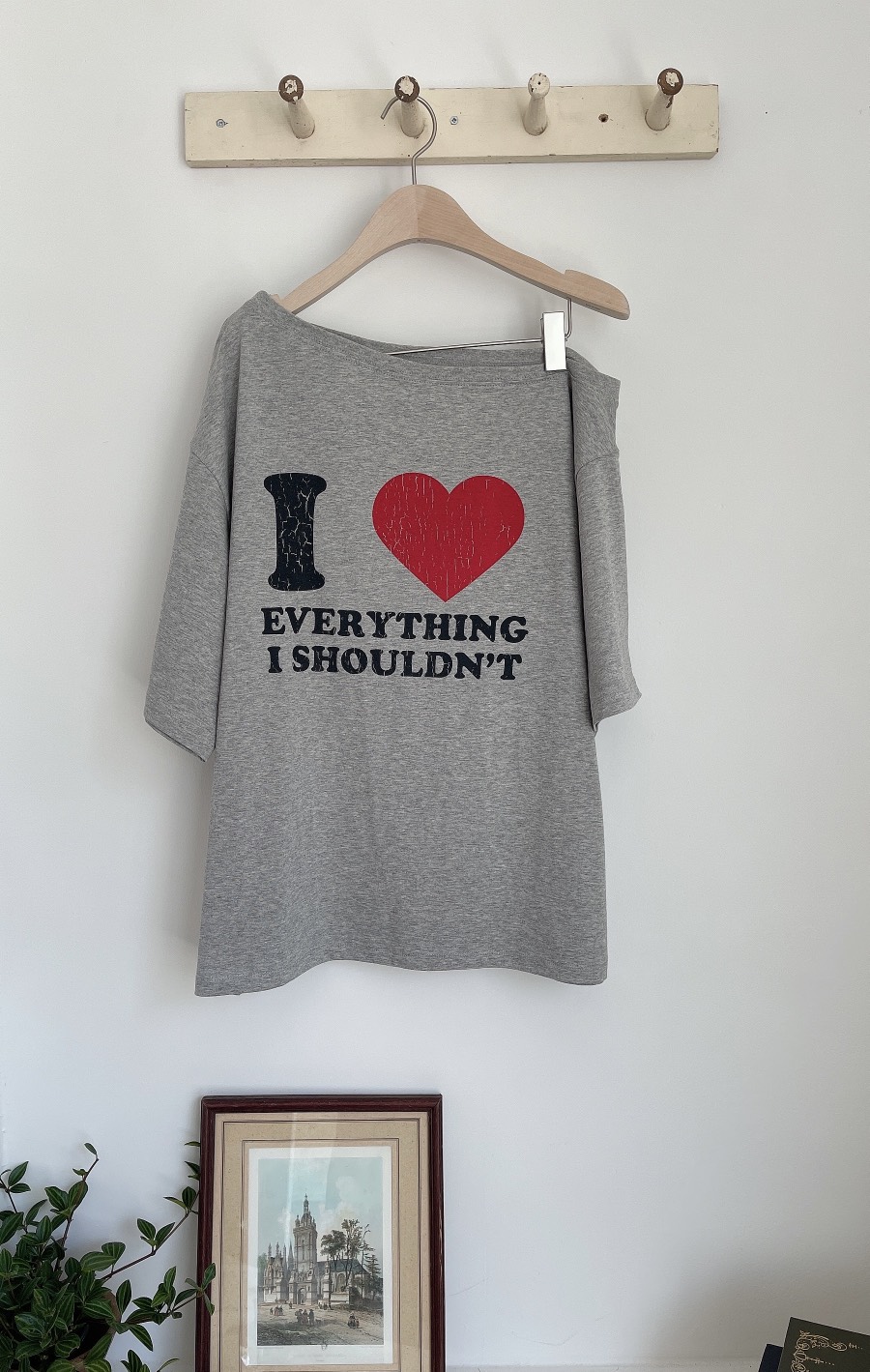 MINIQUEENS韓國直郵實拍女裝新品休閑職業時尚熱賣26春夏T恤MINIQUEENST恤圖色2