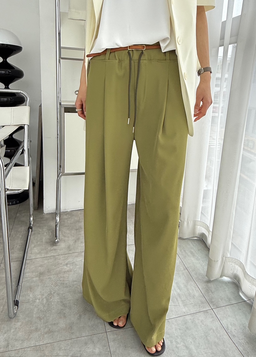 DE GO YOU韓國直郵女士新品休閑26春夏休閑褲闊腿褲寬松DE GO YOU休閑褲