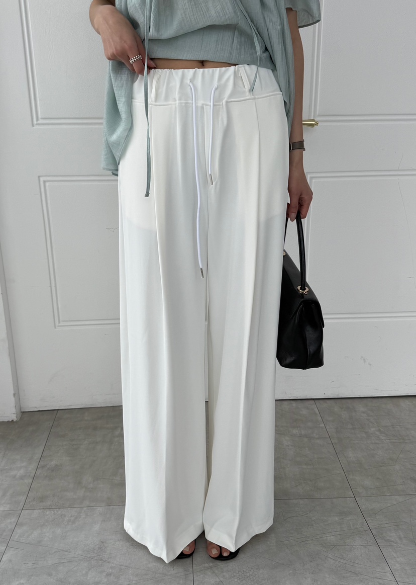 DE GO YOU韓國直郵女士新品休閑26春夏休閑褲闊腿褲寬松DE GO YOU休閑褲