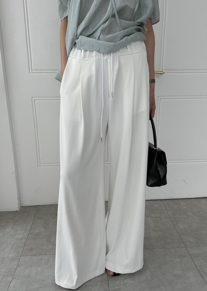 DE GO YOU韓國直郵女士新品休閑26春夏休閑褲闊腿褲寬松DE GO YOU休閑褲