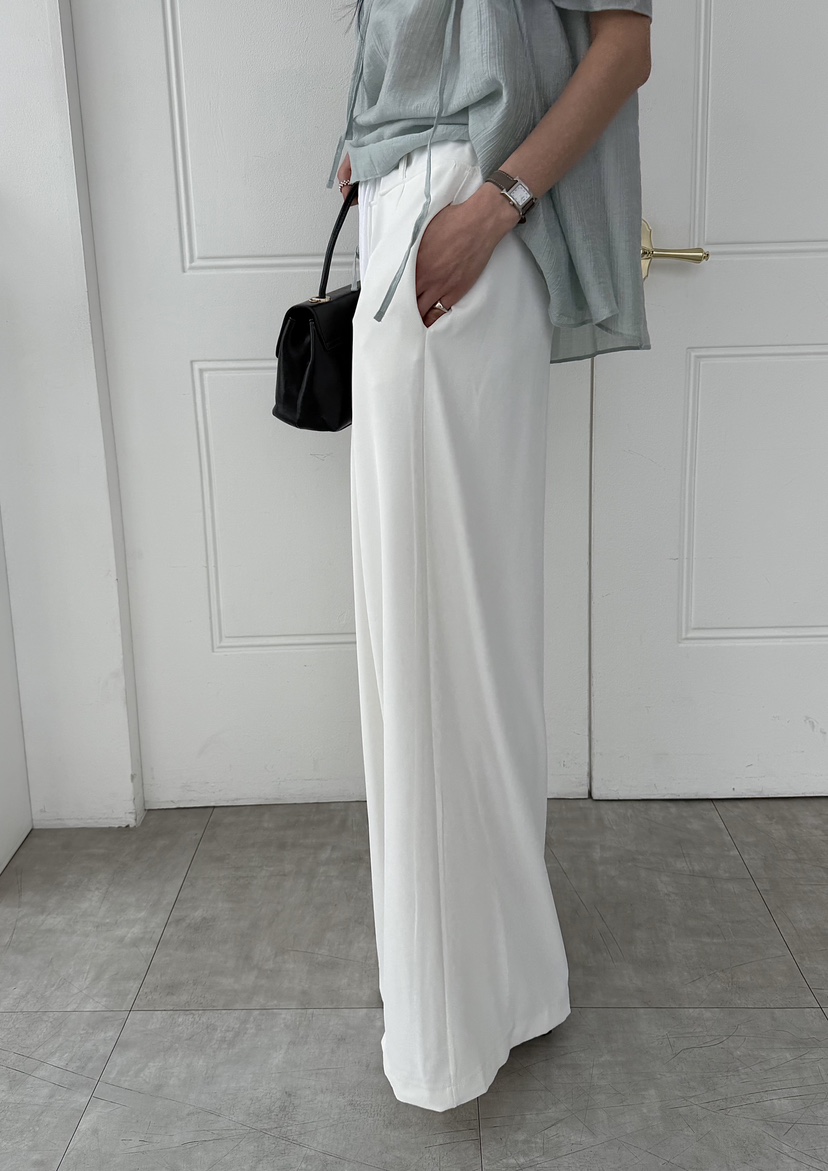 DE GO YOU韓國直郵女士新品休閑26春夏休閑褲闊腿褲寬松DE GO YOU休閑褲