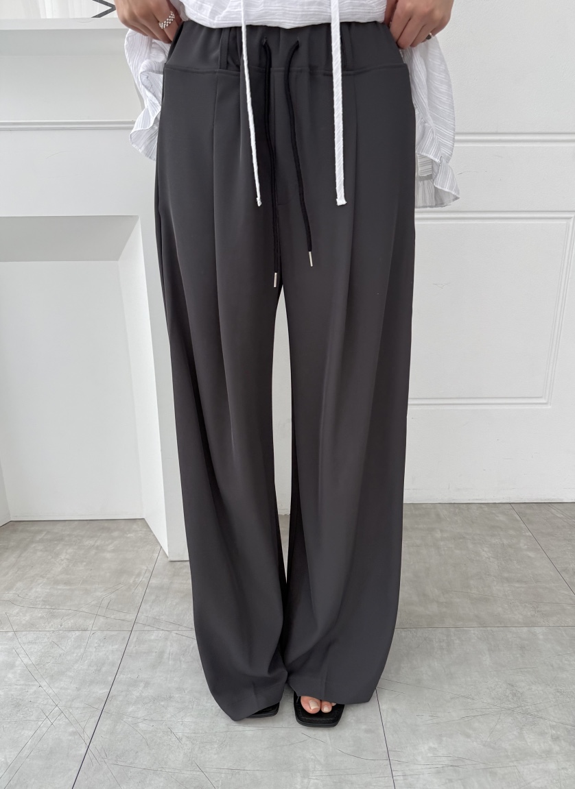 DE GO YOU韓國直郵女士新品休閑26春夏休閑褲闊腿褲寬松DE GO YOU休閑褲