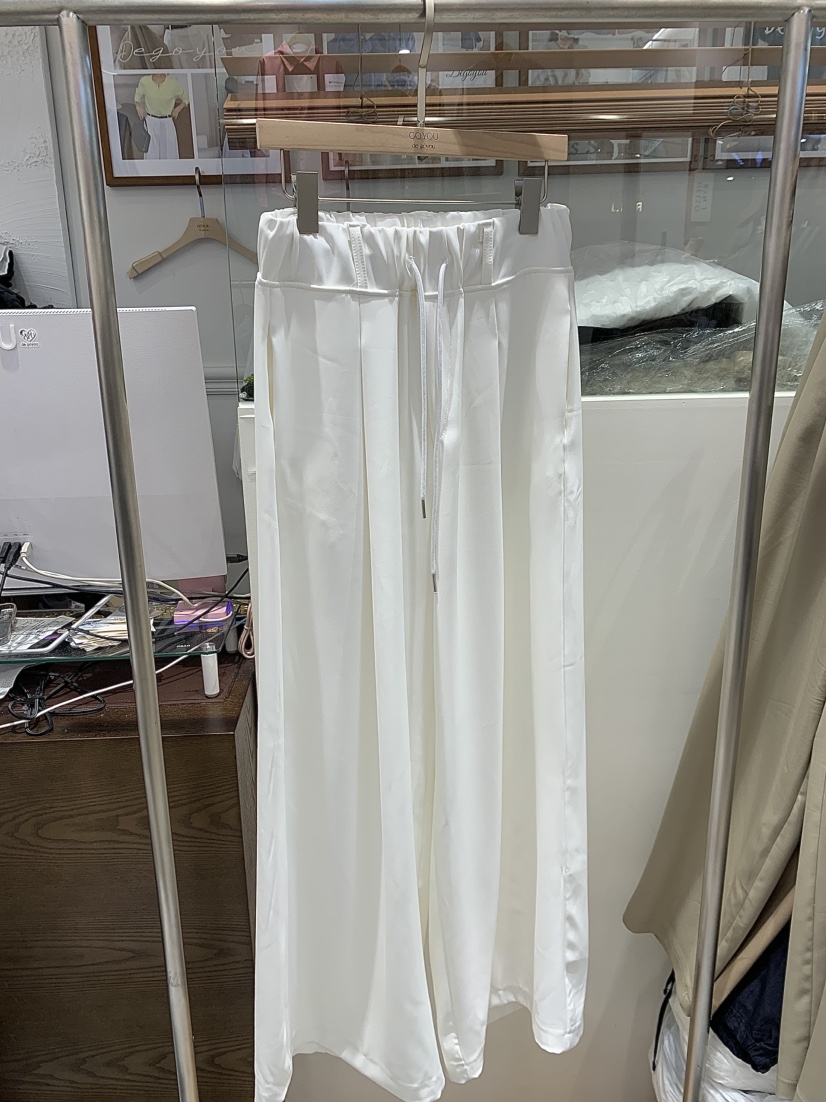 DE GO YOU韓國直郵女士新品休閑26春夏休閑褲闊腿褲寬松DE GO YOU休閑褲圖色1