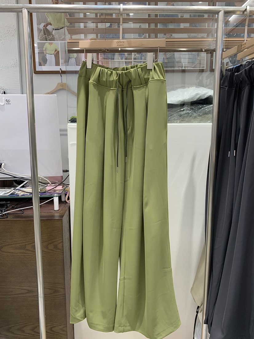 DE GO YOU韓國直郵女士新品休閑26春夏休閑褲闊腿褲寬松DE GO YOU休閑褲圖色3