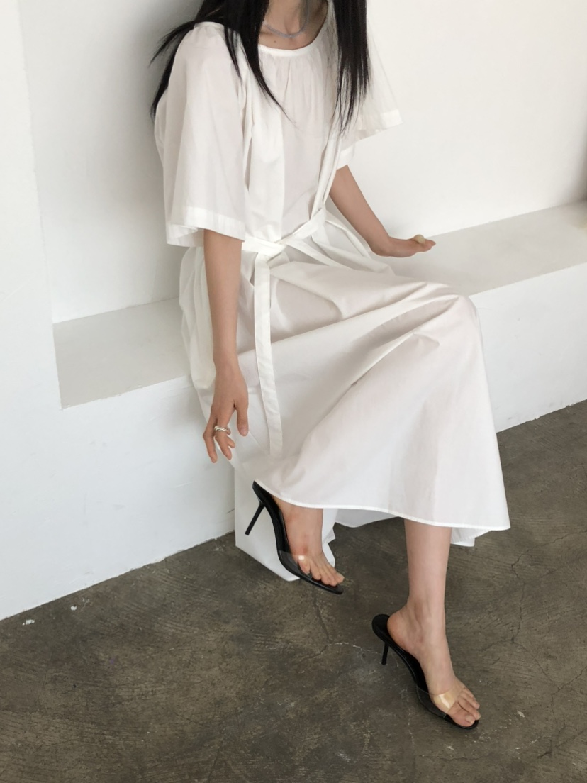 MOVENNE韓國直郵女裝新款推薦26夏季人氣熱賣連衣裙含腰帶MOVENNE連衣裙