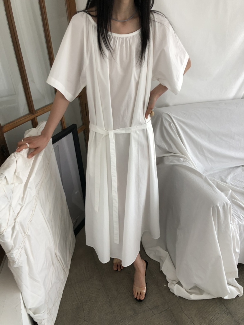 MOVENNE韓國直郵女裝新款推薦26夏季人氣熱賣連衣裙含腰帶MOVENNE連衣裙