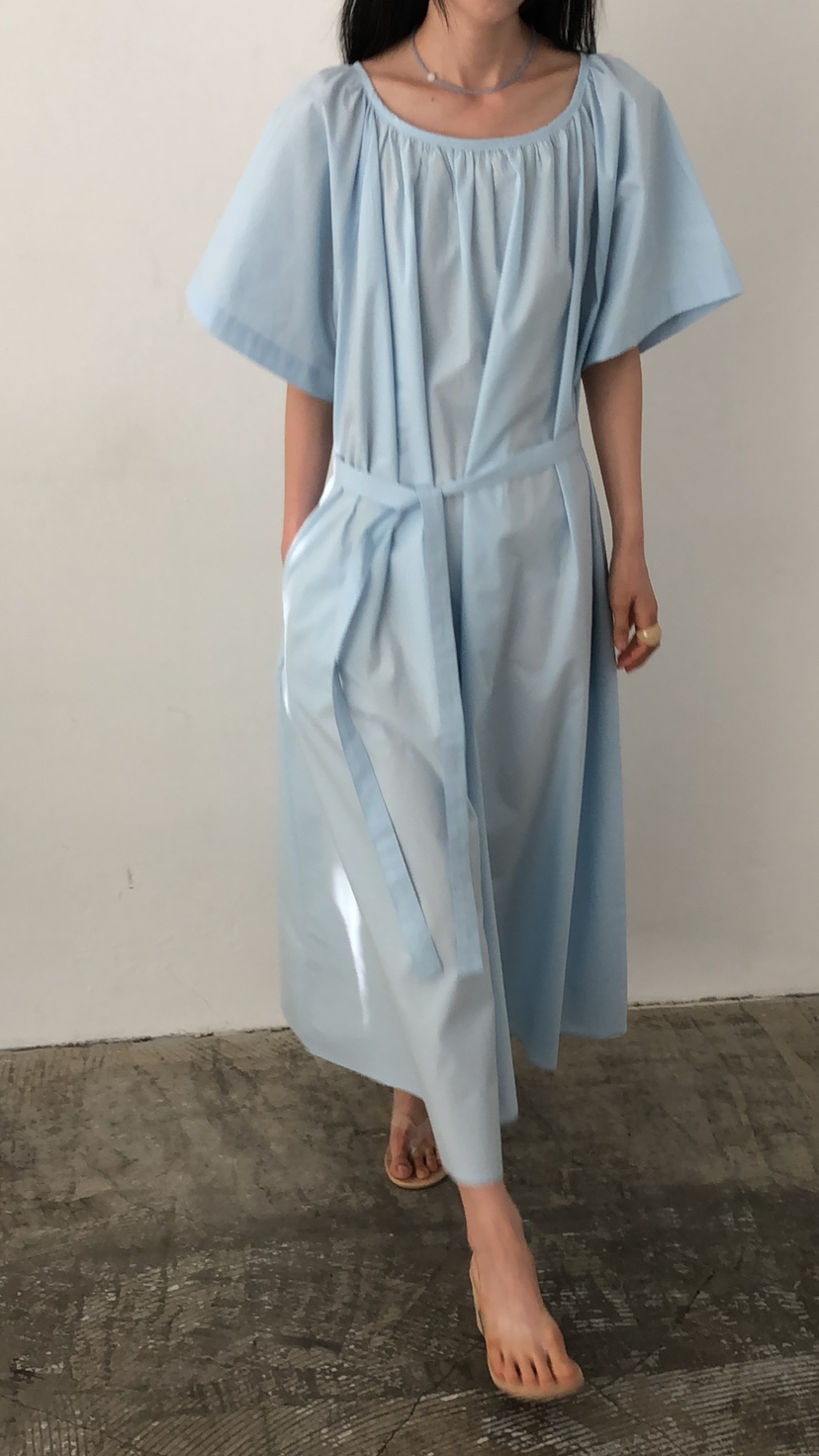 MOVENNE韓國直郵女裝新款推薦26夏季人氣熱賣連衣裙含腰帶MOVENNE連衣裙