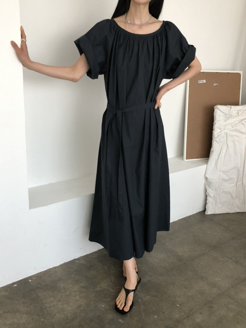 MOVENNE韓國直郵女裝新款推薦26夏季人氣熱賣連衣裙含腰帶MOVENNE連衣裙