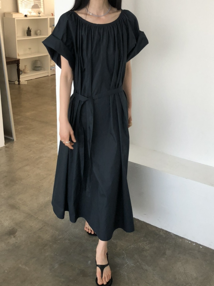 MOVENNE韓國直郵女裝新款推薦26夏季人氣熱賣連衣裙含腰帶MOVENNE連衣裙