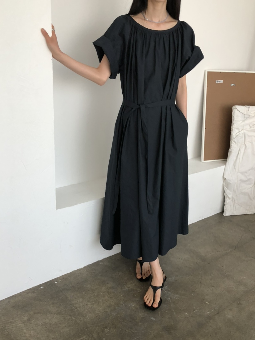 MOVENNE韓國直郵女裝新款推薦26夏季人氣熱賣連衣裙含腰帶MOVENNE連衣裙