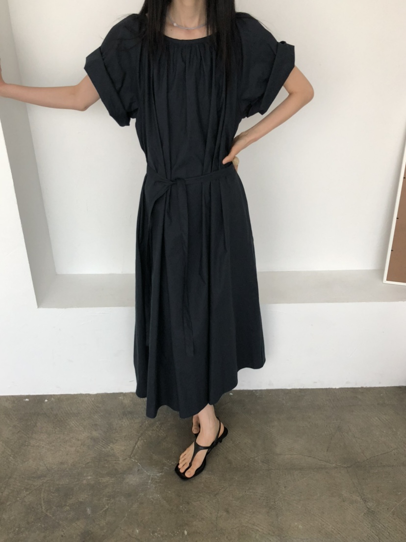 MOVENNE韓國直郵女裝新款推薦26夏季人氣熱賣連衣裙含腰帶MOVENNE連衣裙