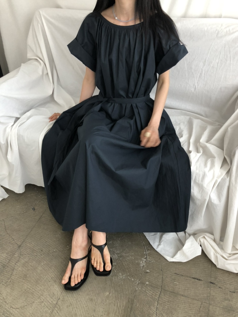 MOVENNE韓國直郵女裝新款推薦26夏季人氣熱賣連衣裙含腰帶MOVENNE連衣裙