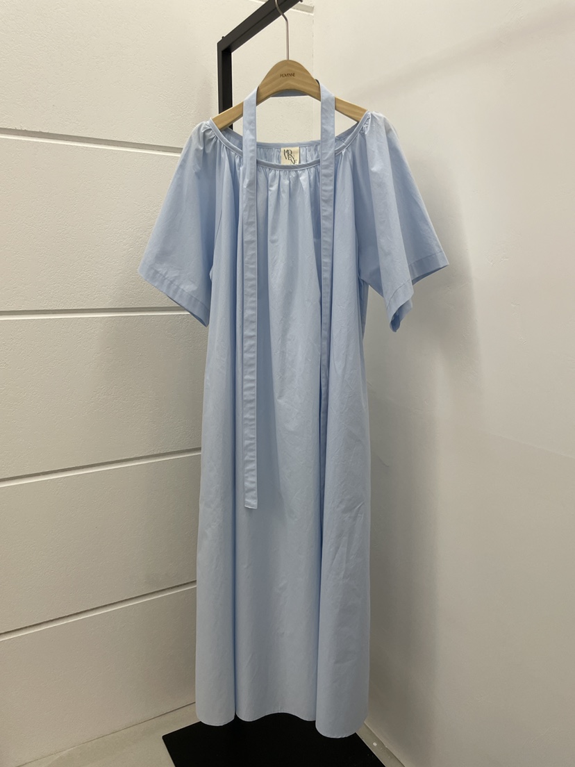 MOVENNE韓國直郵女裝新款推薦26夏季人氣熱賣連衣裙含腰帶MOVENNE連衣裙圖色1