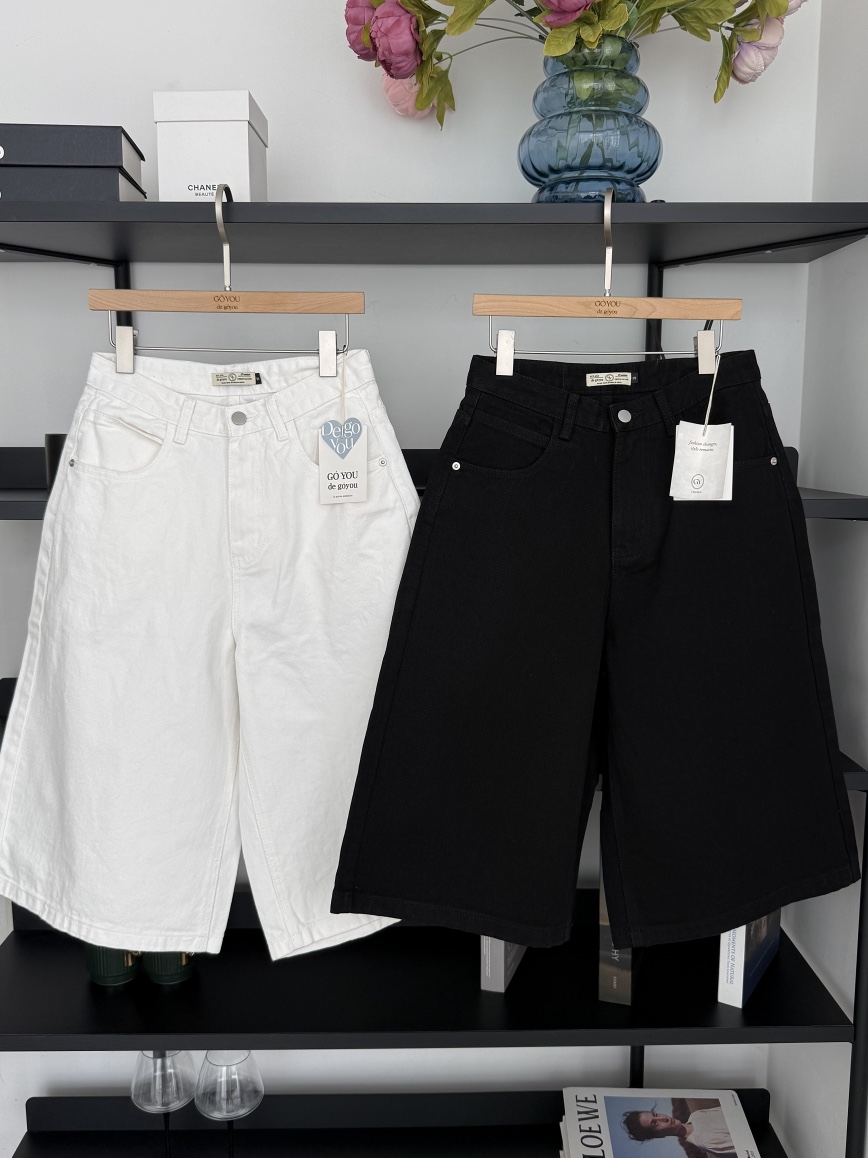 DE GO YOU東大門代購女裝新品人氣職業26春夏休閑短褲棉質DE GO YOU短褲