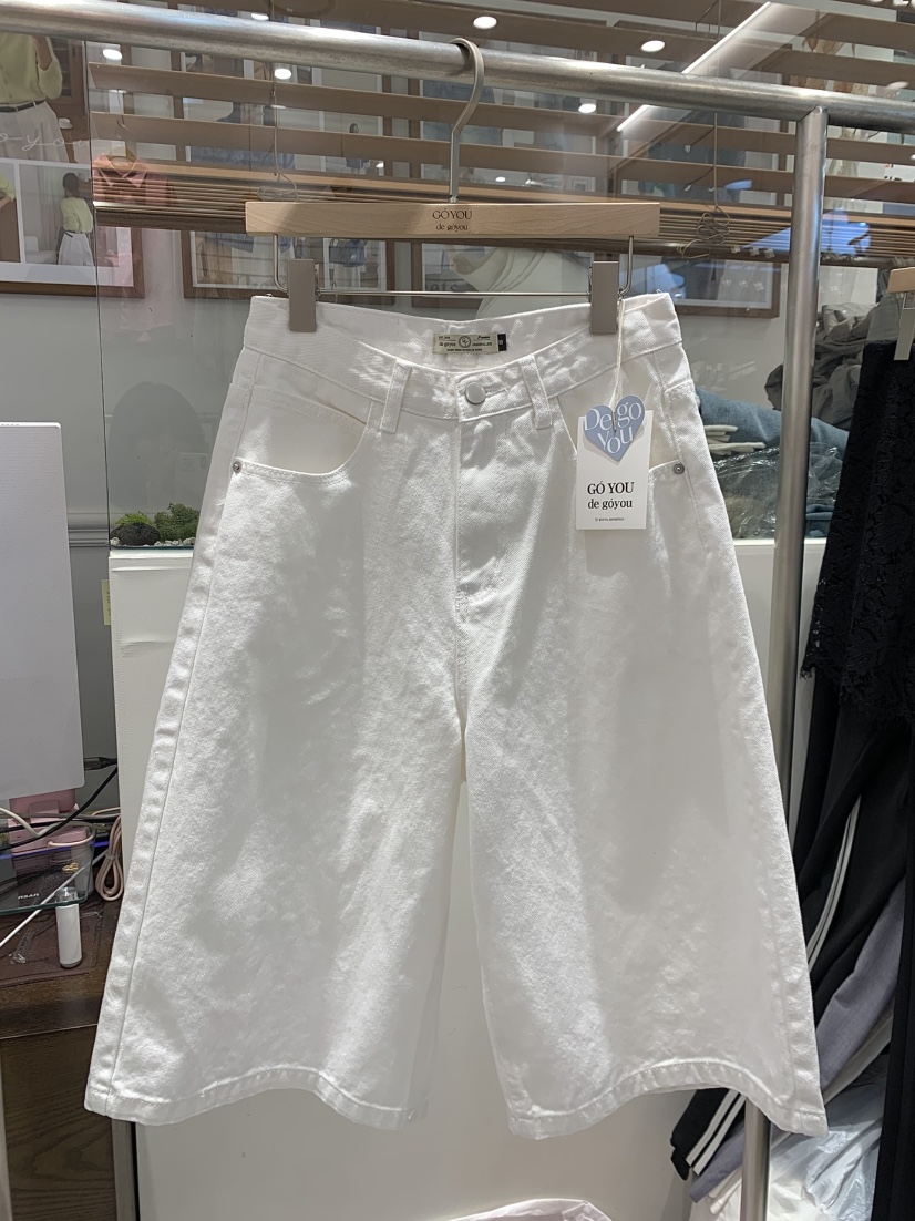 DE GO YOU東大門代購女裝新品人氣職業26春夏休閑短褲棉質DE GO YOU短褲圖色1