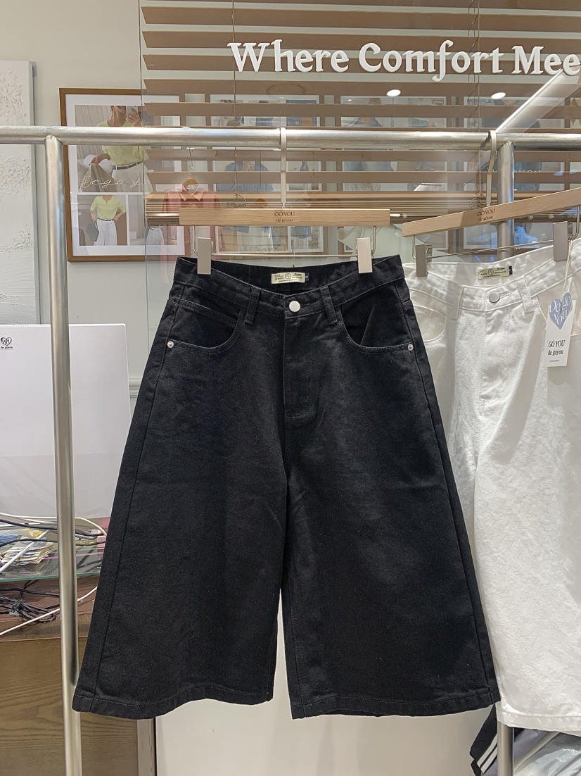 DE GO YOU東大門代購女裝新品人氣職業26春夏休閑短褲棉質DE GO YOU短褲圖色2