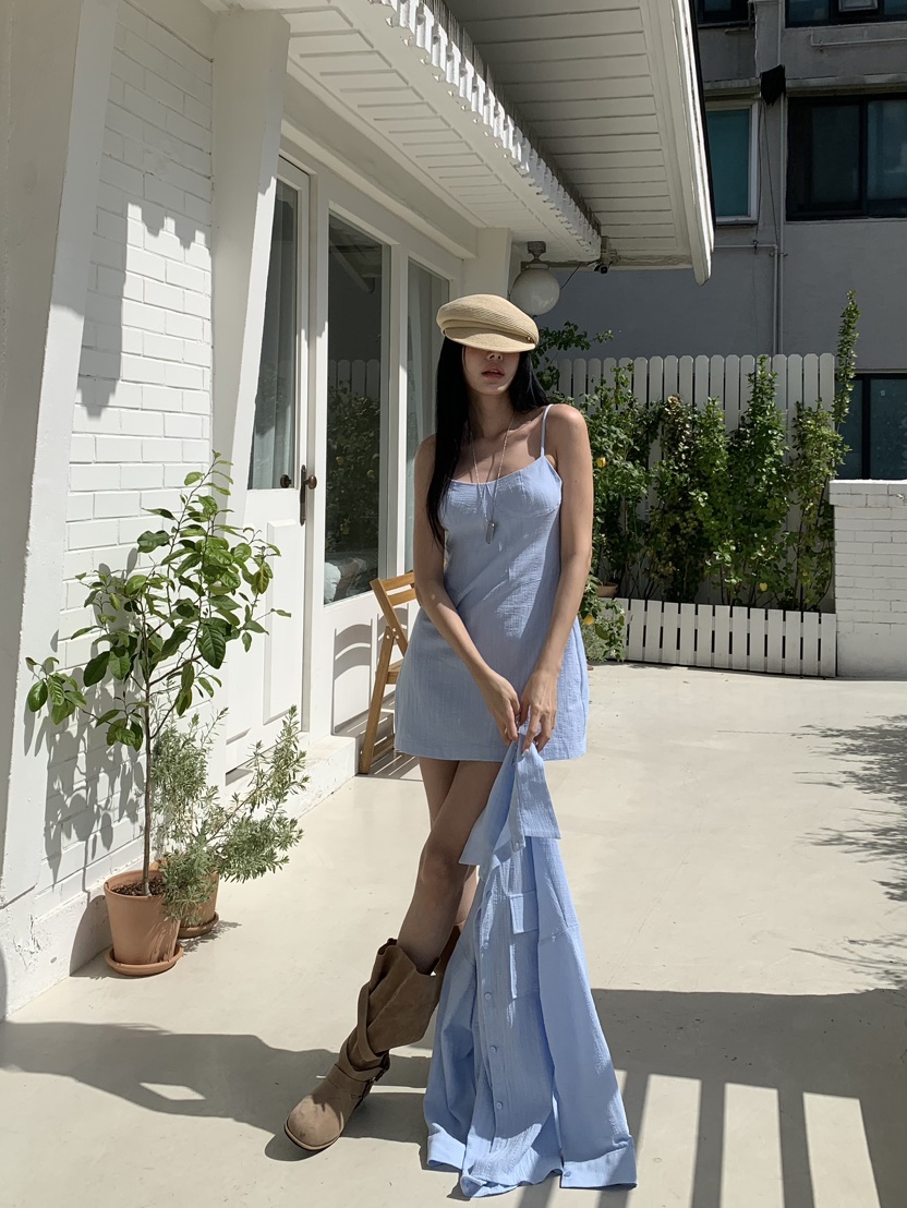 BADCALM韓國直郵女裝新款熱賣推薦休閑26春夏人氣職業連衣裙BADCALM連衣裙