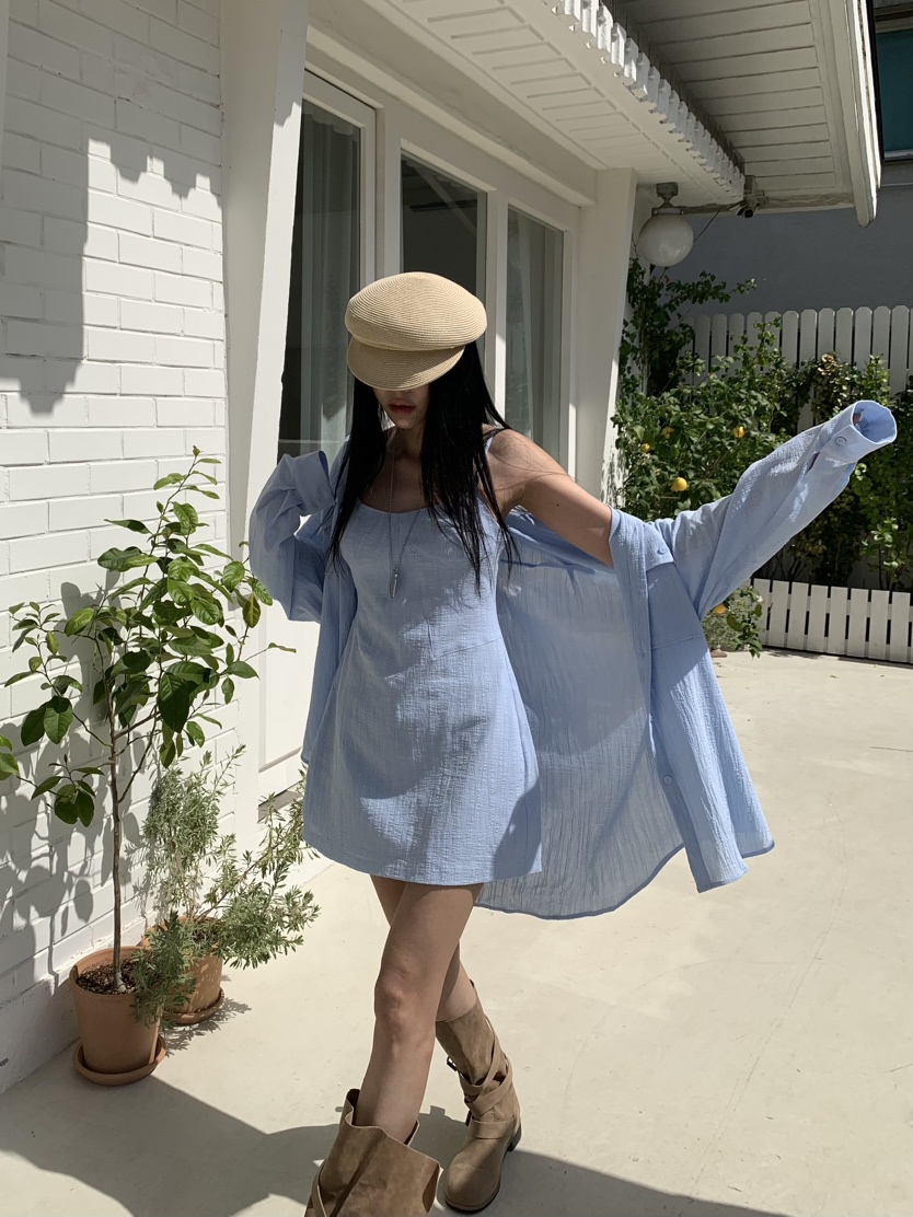 BADCALM韓國直郵女士新品真品時尚推薦休閑職業襯衫蕾絲衫BADCALM襯衫/蕾絲衫