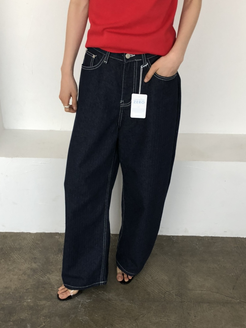 MOVENNE韓國直郵女士新品人氣26春夏26夏季職業休閑牛仔褲MOVENNE牛仔褲