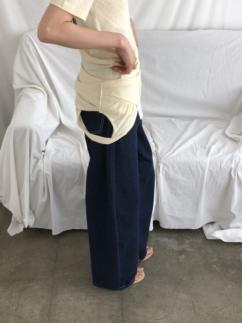 MOVENNE韓國直郵女士新品人氣26春夏26夏季職業休閑牛仔褲MOVENNE牛仔褲