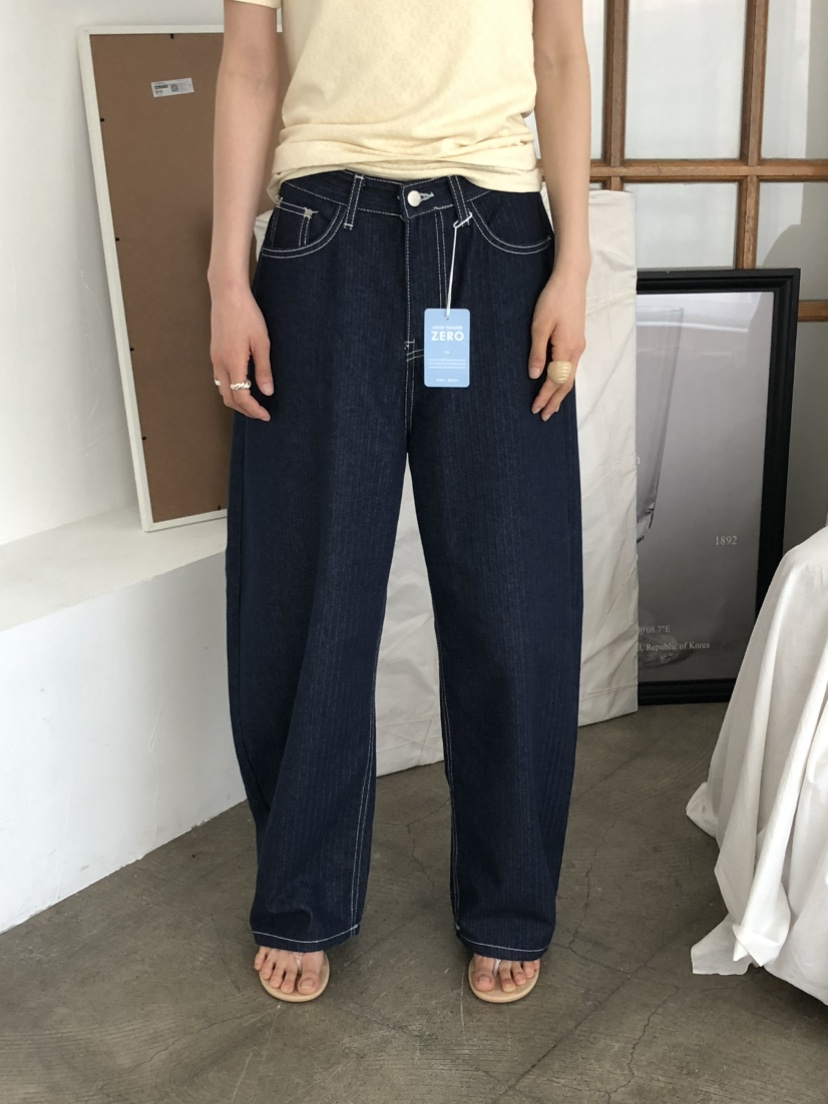 MOVENNE韓國直郵女士新品人氣26春夏26夏季職業休閑牛仔褲MOVENNE牛仔褲