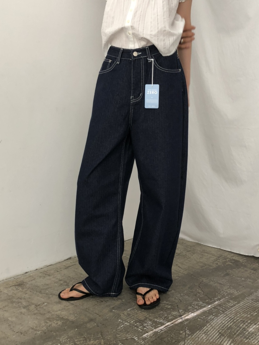 MOVENNE韓國直郵女士新品人氣26春夏26夏季職業休閑牛仔褲MOVENNE牛仔褲