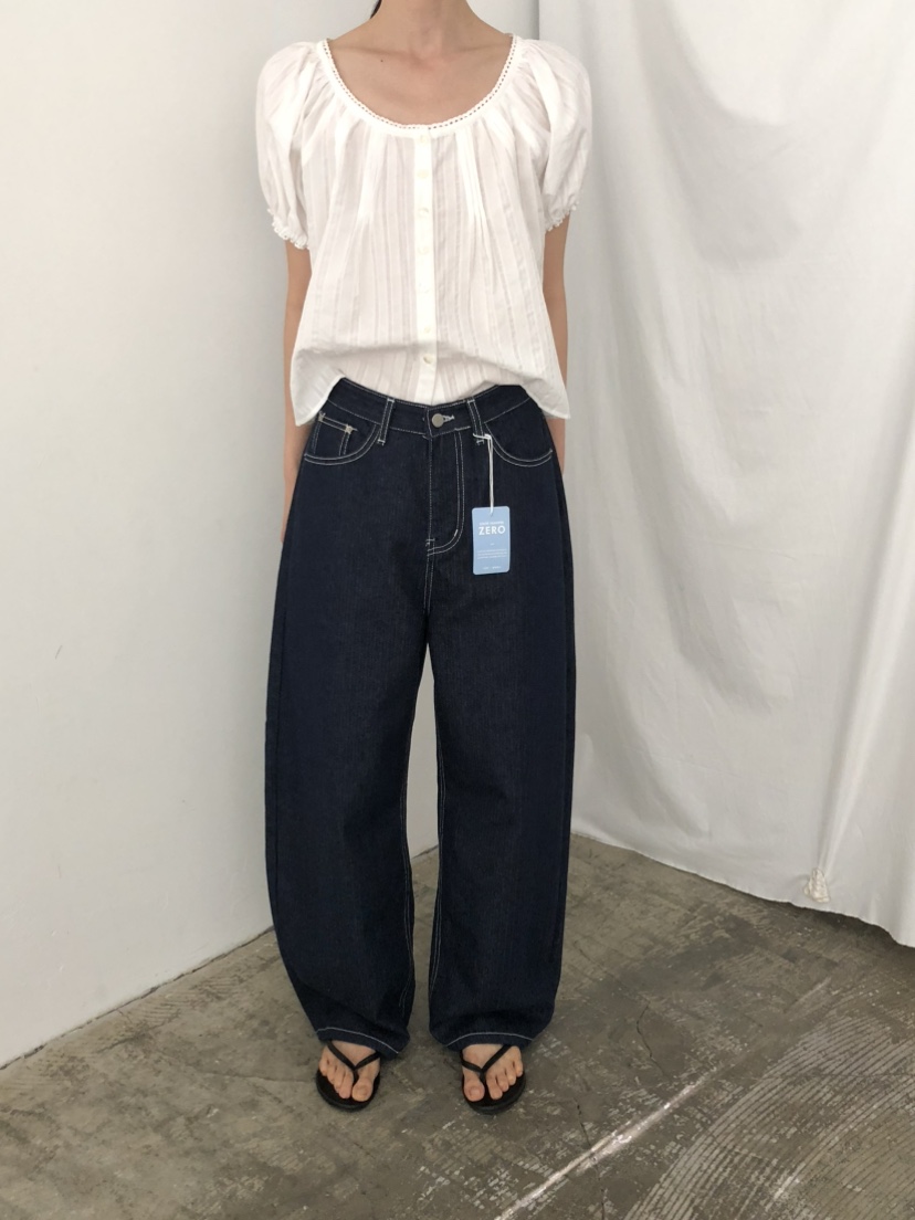 MOVENNE韓國直郵女士新品人氣26春夏26夏季職業休閑牛仔褲MOVENNE牛仔褲