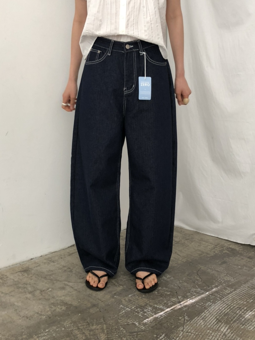 MOVENNE韓國直郵女士新品人氣26春夏26夏季職業休閑牛仔褲MOVENNE牛仔褲