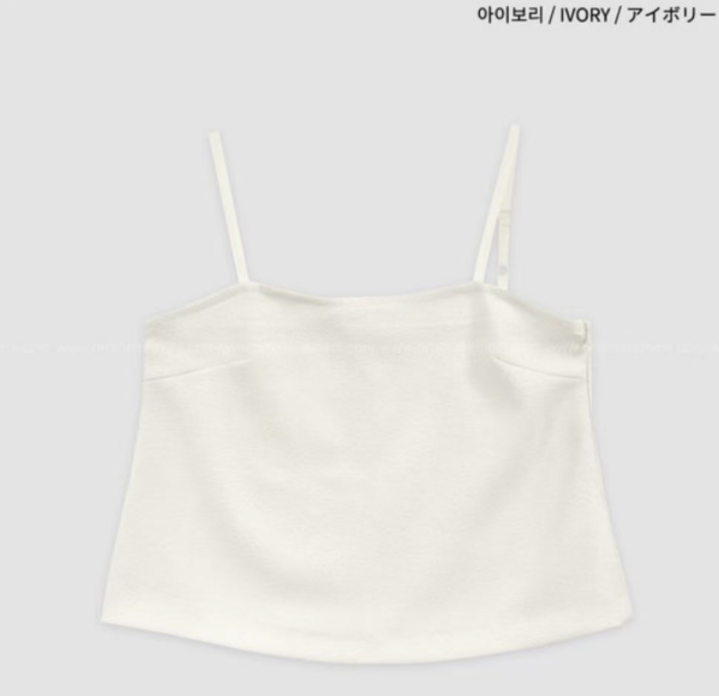 DE ONDO韓國直郵女裝新品26夏季26春夏推薦時尚吊帶背心DE ONDO吊帶/背心圖色1