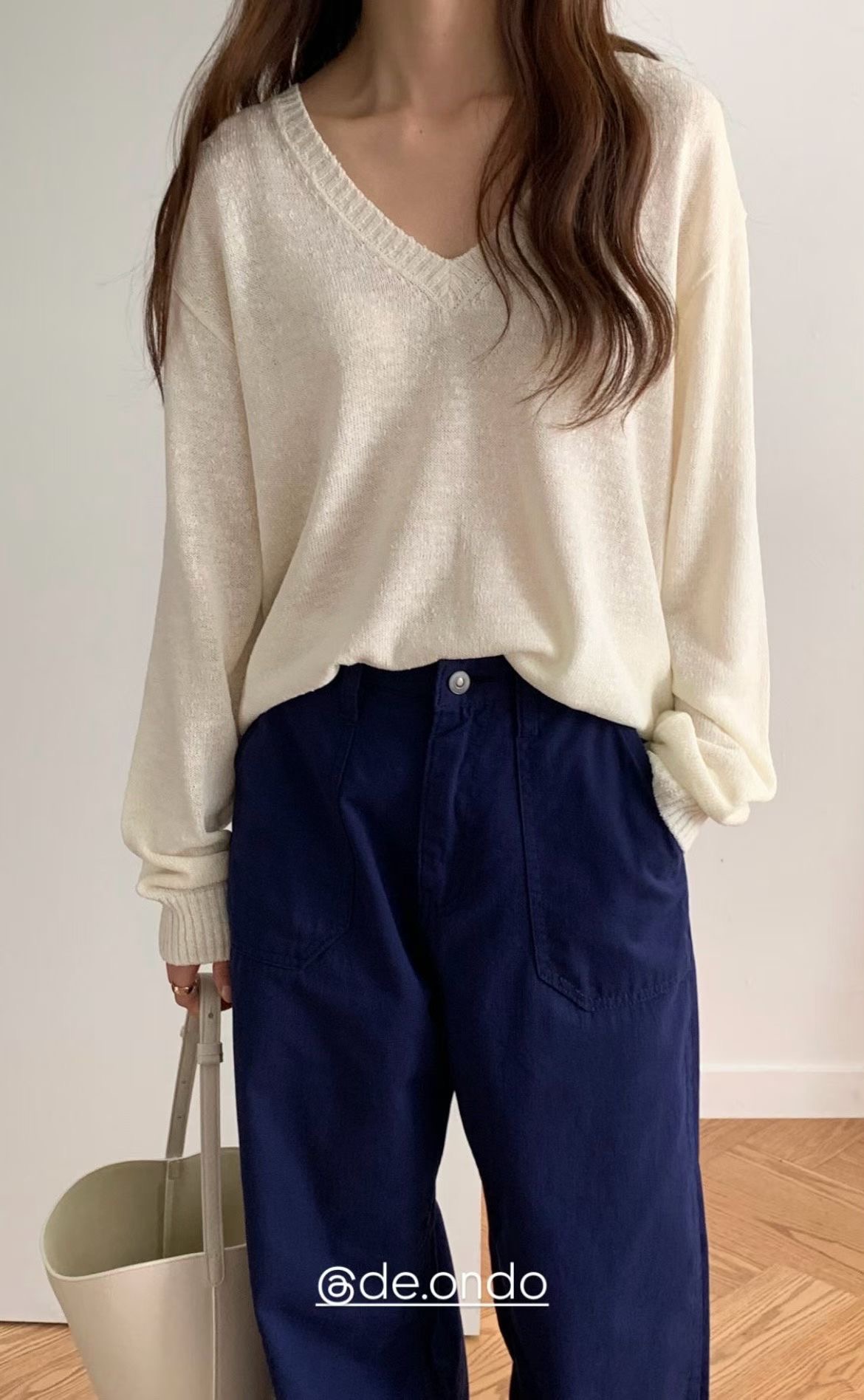 DE ONDO東大門實拍女裝新品職業熱賣休閑真品推薦針織衫DE ONDO針織衫圖色1