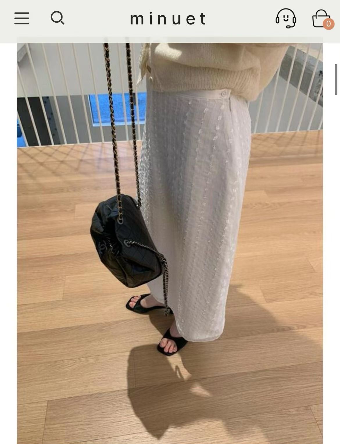 DE ONDO東大門實拍韓國女裝新款熱賣26夏季26春夏長裙貼花DE ONDO長裙