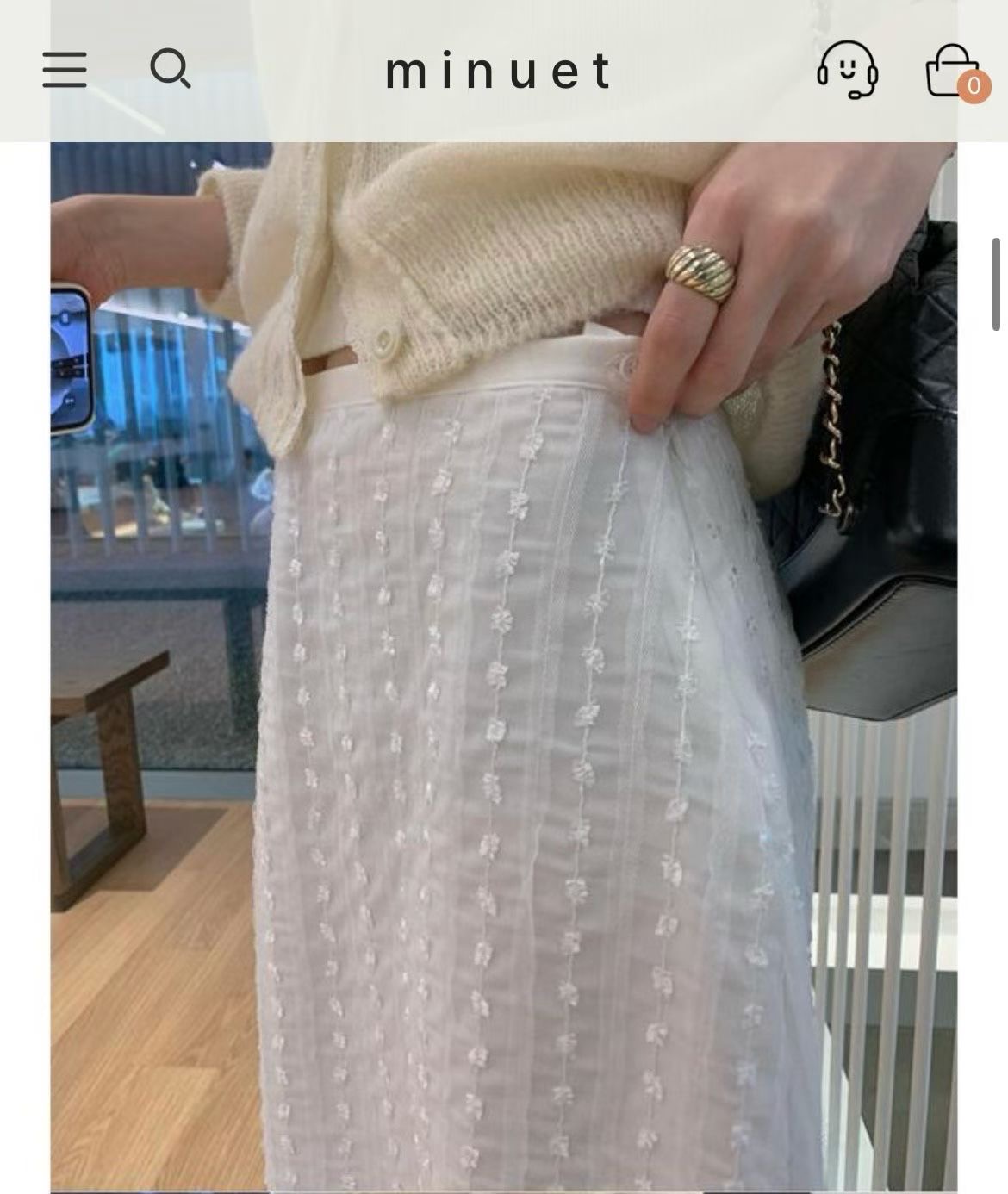 DE ONDO東大門實拍韓國女裝新款熱賣26夏季26春夏長裙貼花DE ONDO長裙