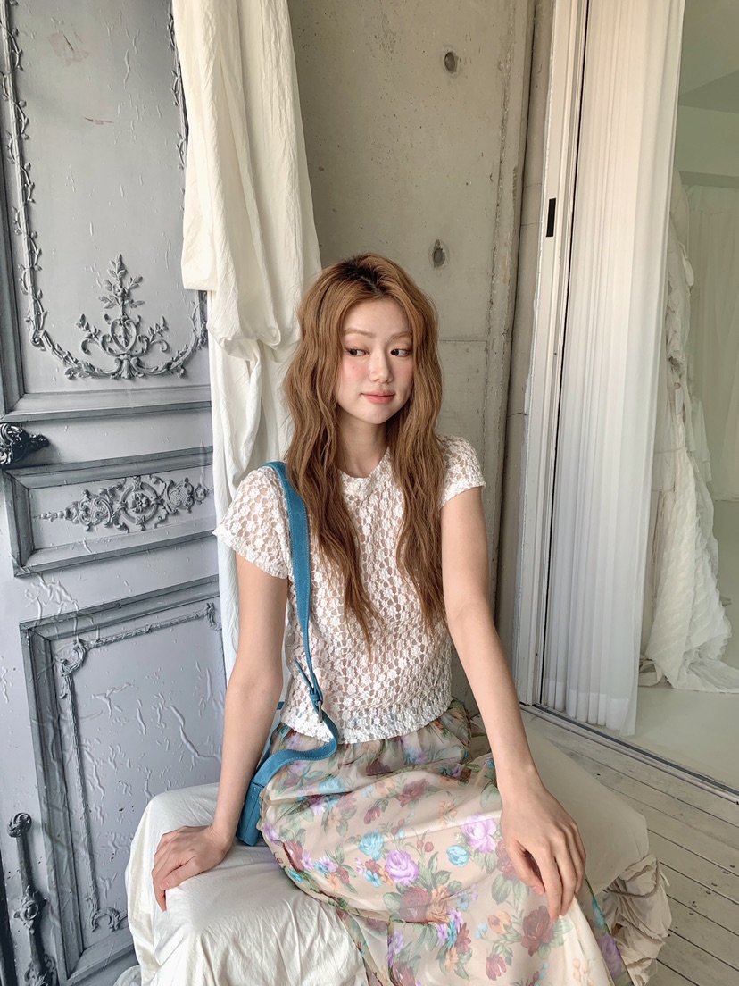 MAISONDEGLORY韓國直郵實拍女裝新品休閑職業26夏季26春夏T恤MAISON DE GLORYT恤