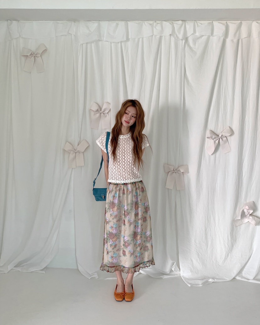 MAISONDEGLORY韓國直郵實拍女裝新品休閑職業26夏季26春夏T恤MAISON DE GLORYT恤