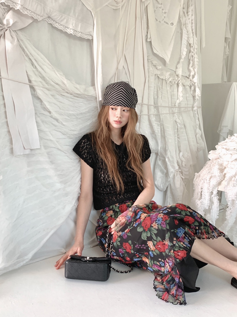 MAISONDEGLORY韓國直郵實拍女裝新品休閑職業26夏季26春夏T恤MAISON DE GLORYT恤