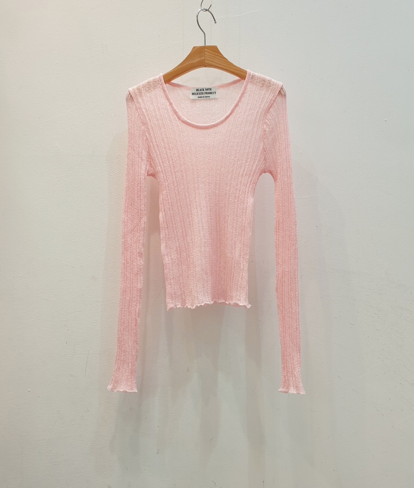 BLACK NOTE韓國直郵女裝新款推薦休閑時尚人氣針織衫亞麻布BLACK NOTE針織衫圖色4