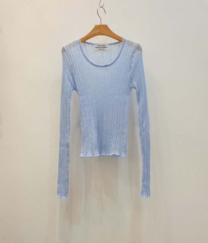 BLACK NOTE韓國直郵女裝新款推薦休閑時尚人氣針織衫亞麻布BLACK NOTE針織衫圖色5