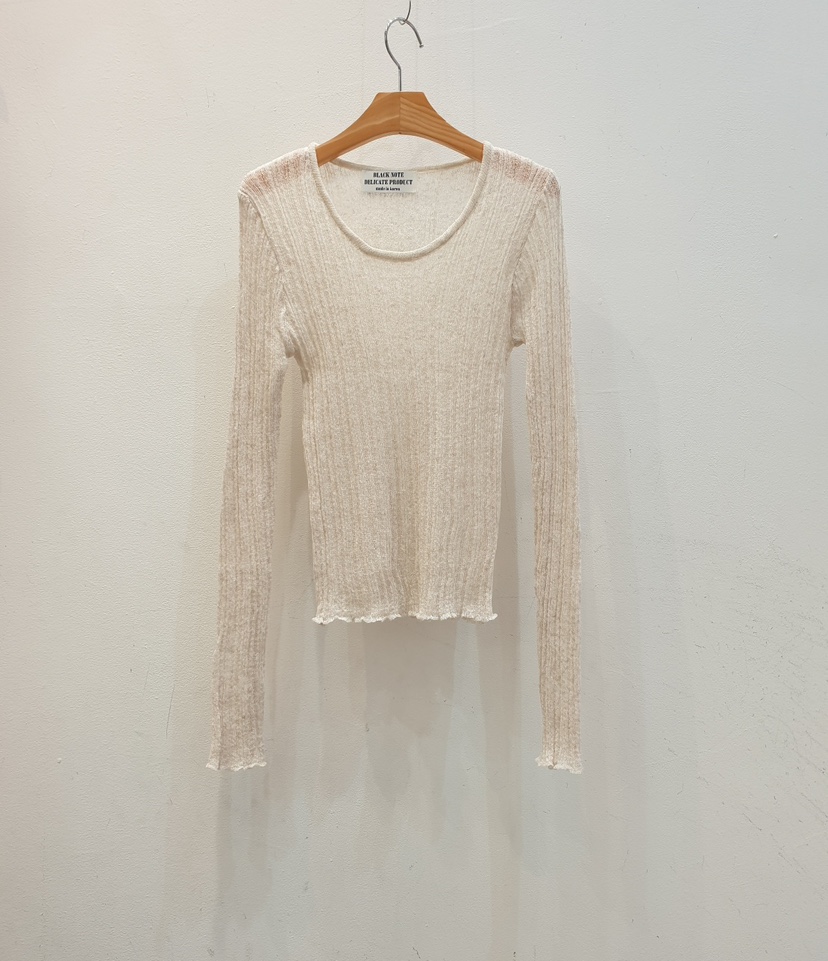 BLACK NOTE韓國直郵女裝新款推薦休閑時尚人氣針織衫亞麻布BLACK NOTE針織衫圖色6