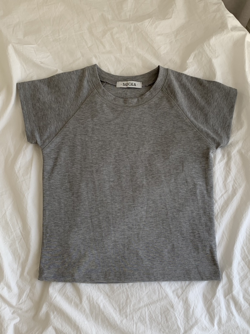 BADCALM韓國直郵女士新款26春夏推薦休閑熱賣職業人氣T恤BADCALMT恤圖色3