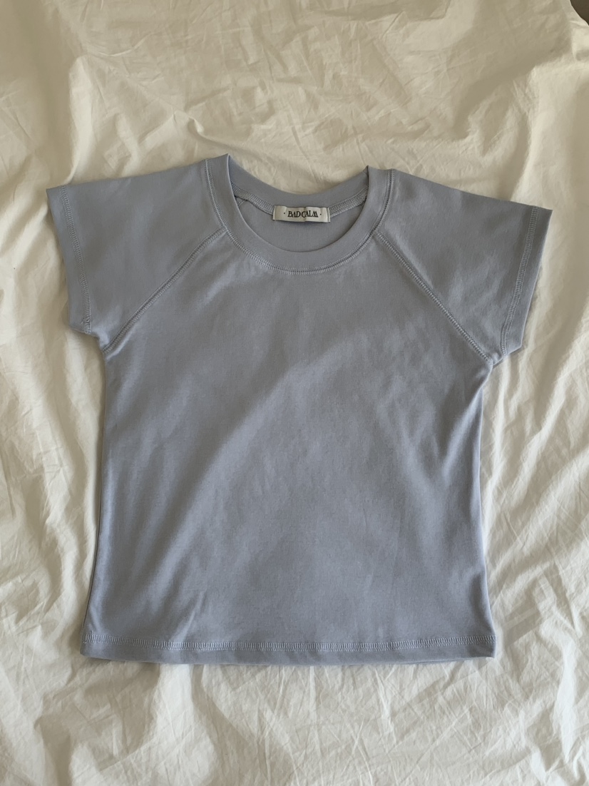 BADCALM韓國直郵女士新款26春夏推薦休閑熱賣職業人氣T恤BADCALMT恤圖色6